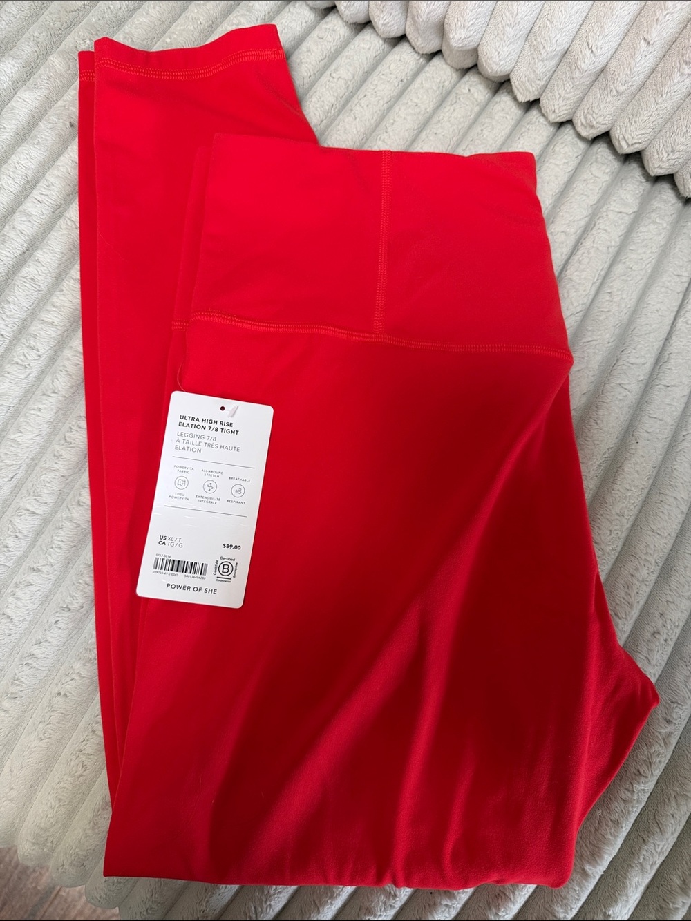 Athleta Red Women's Ultra High-Rise Leggings